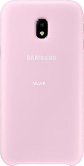 Samsung Umschlag Rückseite Kunststoff Rosa (Galaxy J3 2017)