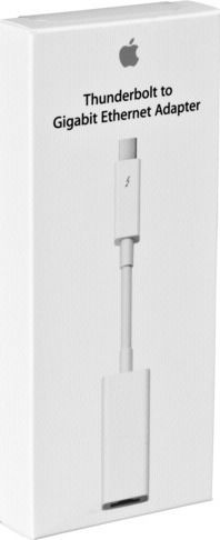 Apple Convertor Thunderbolt masculin în RJ-45 feminin Alb (MD463ZM/A)