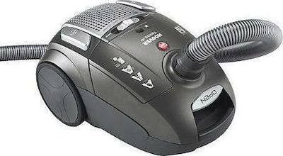 Hoover Telios Plus TE70_TE65011 Ηλεκτρική Σκούπα 700W με Σακούλα 3.5lt Γκρι