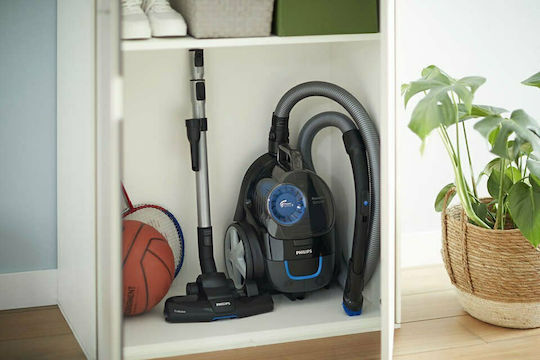 Philips Powerpro Compact Staubsauger 900W Beutellos 1.5Es Schwarz