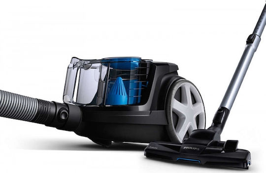Philips Powerpro Compact Staubsauger 900W Beutellos 1.5Es Schwarz