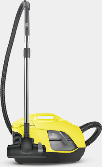 Karcher DS 6 Staubsauger 650W Beutellos 2Es Gelb