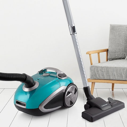Rohnson R-136 Vacuum Cleaner 800W Bagged 2.5lt Turquoise