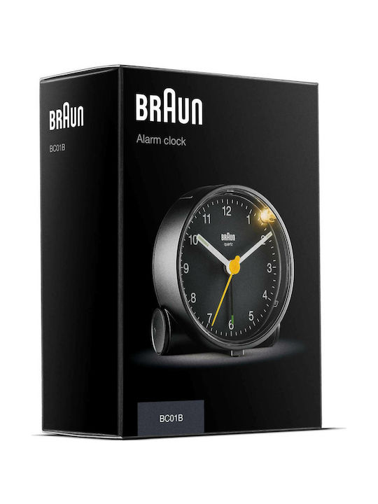 Braun Bc01bw Επιτραπέζιο Ρολόι με Ξυπνητήρι 67005