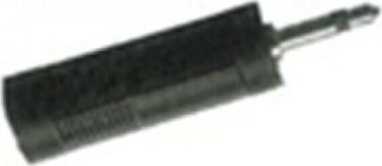 ATC Mono Converter 3.5mm male to 6.3mm female Black 1pcs