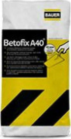 Bauer Betofix A40 Ρητινούχο Επισκευαστικό Τσιμεντοκονίαμα για Σκυρόδεμα (Γκρι) 1.01.01.1190 5kg