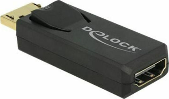 DeLock Μετατροπέας HDMI female σε DisplayPort male 1τμχ 65573