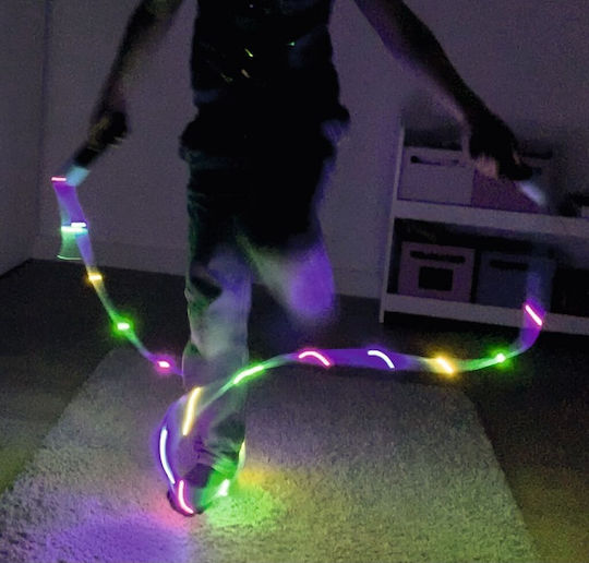 Moses Скачане на въже Навън με Led 2,85m