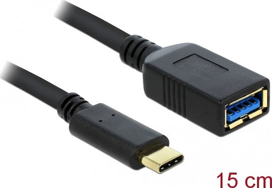 DeLock 3 Μετατροπέας USB-C male σε USB-A female 1τμχ