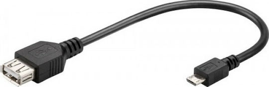 Μετατροπέας micro USB male σε USB-A female 1τμχ