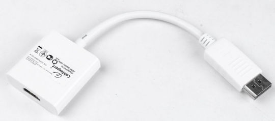 Cablexpert Converter DisplayPort male to HDMI female White 1pcs A-DPM-HDMIF-002-W