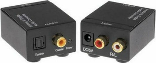 Omnitron Konverter RCA weiblich zu Koaxial weiblich 1Stück CVA-3005