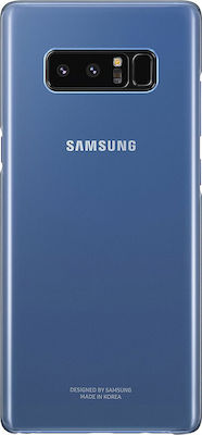 Samsung Clear Cover Umschlag Rückseite Silikon Hellblau (Galaxy Note 8) EF-QN950CNEGWW
