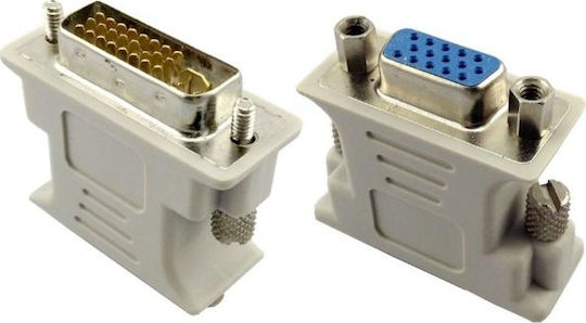 Powertech Convertor VGA Masculin În VGA Feminin Alb 1 Bucată CAB-G019