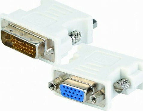 Cablexpert Μετατροπέας DVI-A male σε VGA female Λευκό 1τμχ A-DVI-VGA