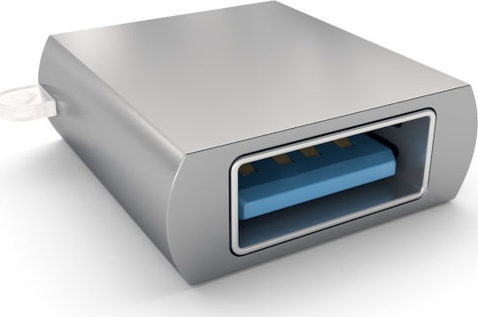 Satechi Μετατροπέας USB-C male σε USB-A female Γκρι 1τμχ ST-TCUAM