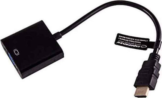 Gembird Μετατροπέας HDMI male σε 3.5mm / VGA female 1τμχ A-HDMI-VGA-03