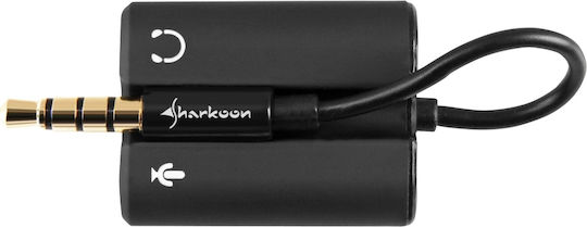 Sharkoon PMP35 Μετατροπέας 3.5mm male σε 3.5mm 2x female 1τμχ