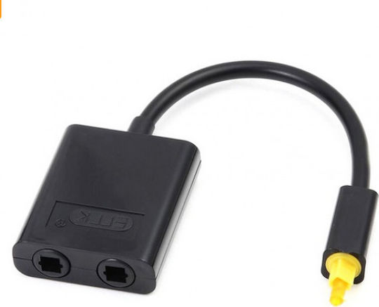 Μετατροπέας Toslink male σε Toslink 2x female