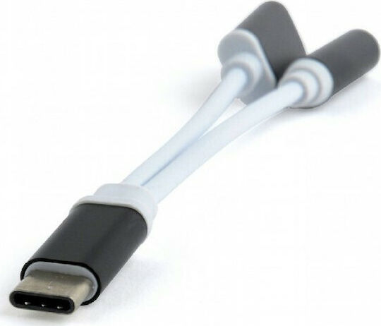 Cablexpert Μετατροπέας USB-C male σε 3.5mm / USB-C female (CCA-UC3.5F-02-Β)