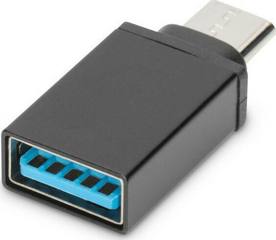 Digitus AK-300506-000-S Μετατροπέας USB-C male σε USB-A female
