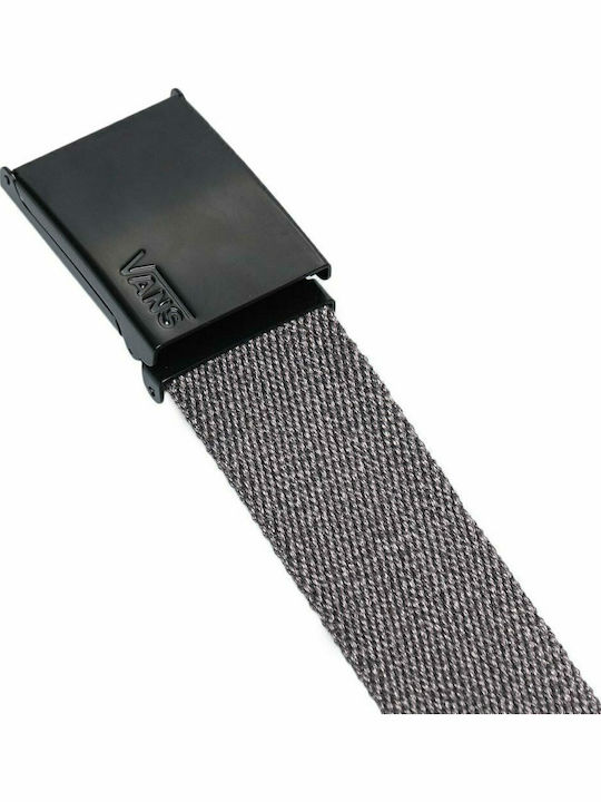 Deppster II Men's Belt Fabric Webbing Belt Gray