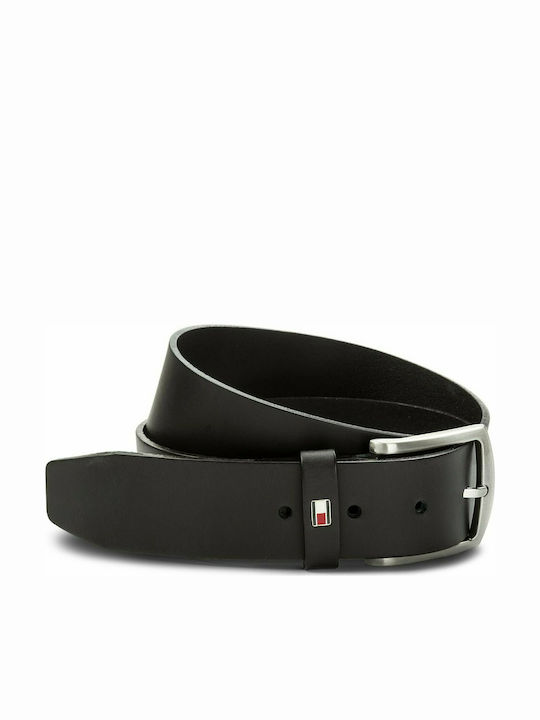 New Denton 4.0 Wide Men's Belt Leather Black
