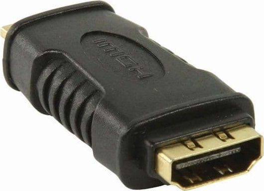 Nedis Konverter Mini-HDMI männlich zu HDMI weiblich 1Stück CVGP34906BK
