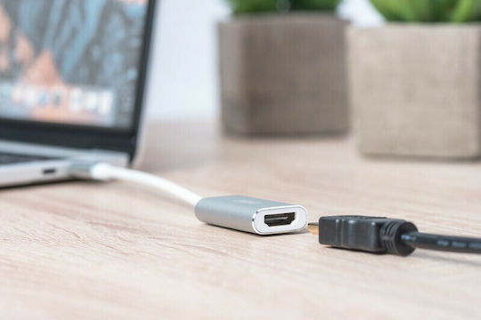 Digitus Converter USB-C male to HDMI female White 1pcs DA-70836