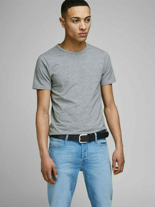 Jack & Jones Ανδρική Ζώνη από Δερματίνη Μαύρη Jack & Jones Ανδρική Ζώνη από Δερματίνη Μαύρη