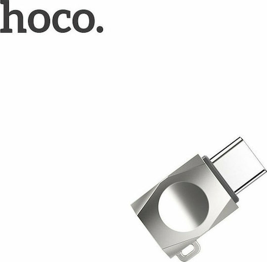 Hoco UA8 Converter USB-C male to micro USB female Silver 1pcs