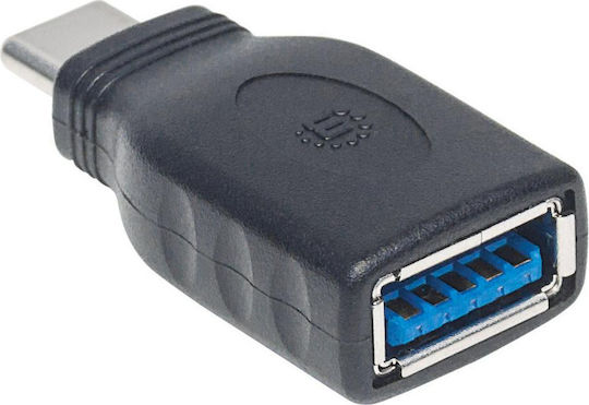 Manhattan Converter USB-A female to USB-C male 1pcs 354646