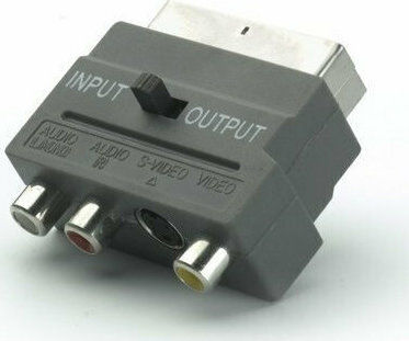 Vivanco Convertor RCA / S-Video feminin în Scart masculin 1buc 47504