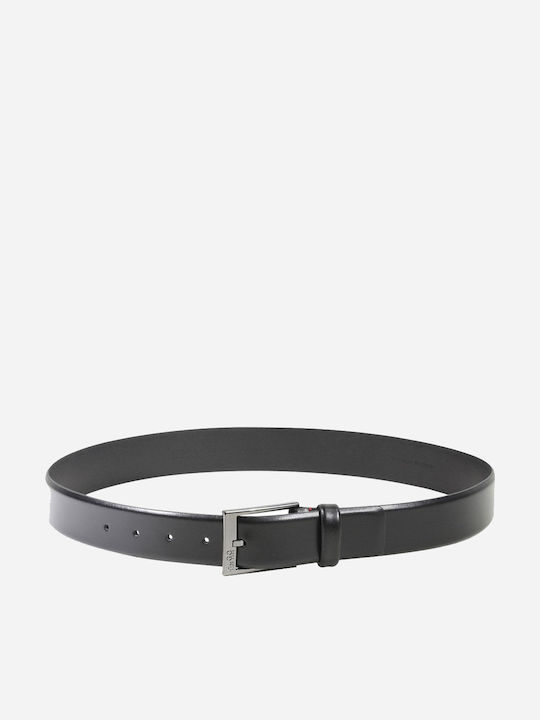 Garney Men's Belt Leather Black
