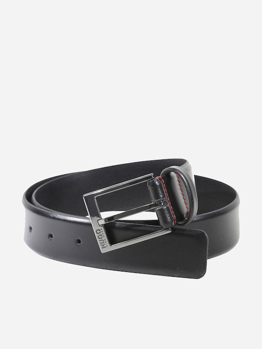 Garney Men's Belt Leather Black