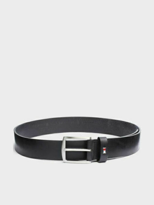 New Denton 4.0 Wide Men's Belt Leather Navy Blue
