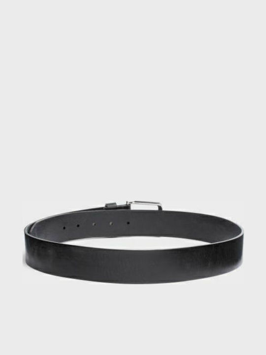 New Denton 4.0 Wide Men's Belt Leather Navy Blue