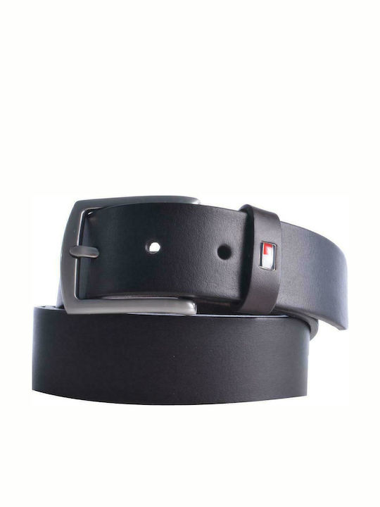 New Denton 4.0 Wide Men's Belt Leather Navy Blue
