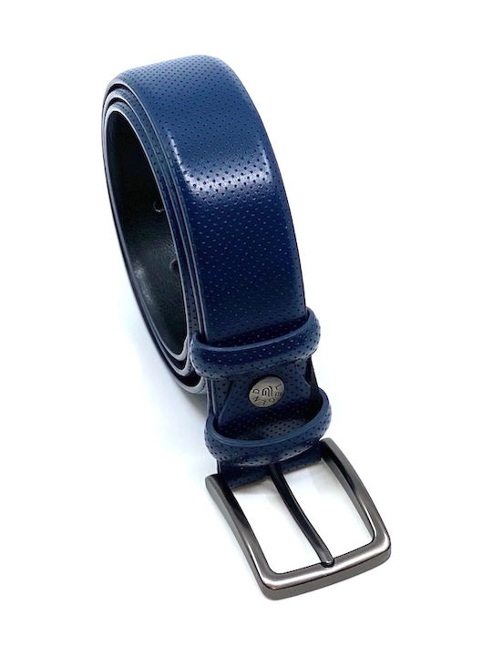 LGD-2033 Men's Belt Leather Blue