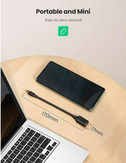 Ugreen Converter USB-C male to USB-A female 1pcs 30701