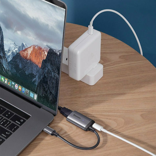Baseus Enjoyment Series Converter USB-C male to VGA female Gray 1pcs