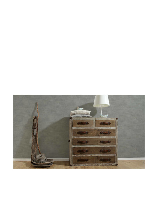 Тапет за Стена Wood Stone Винил Сив 1000x53см Миеща се