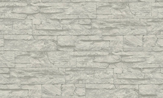 Ταπετσαρία Τοίχου Wood Stone Βινυλίου Μπεζ 1000x53cm Πλενόμενη Ταπετσαρία Τοίχου Wood Stone Βινυλίου Μπεζ 1000x53cm Πλενόμενη