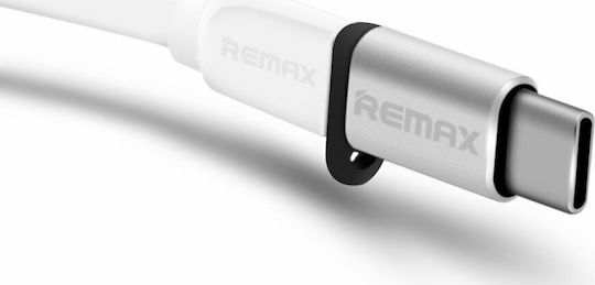 Remax RA-USB1 Μετατροπέας USB-C male σε micro USB female Ασημί 1τμχ