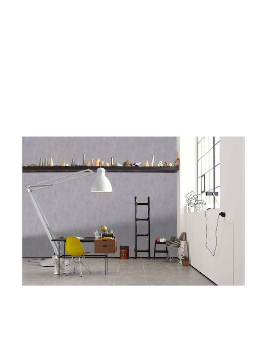 Wall Wallpaper Vinyl Gray 1005x53cm Washable