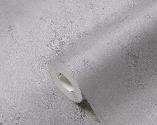 Wall Wallpaper Vinyl Gray 1005x53cm Washable