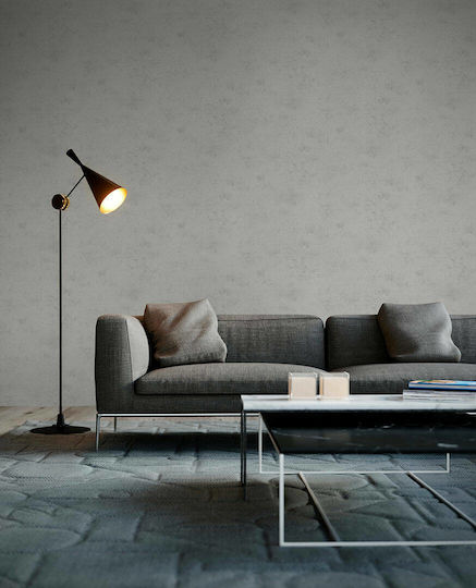 Wall Wallpaper New Walls Vinyl Gray 1000x53cm Washable