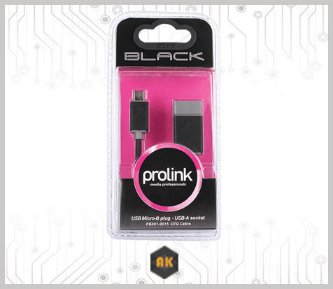 Prolink Μετατροπέας micro USB male σε USB-A female (PB491-0015)