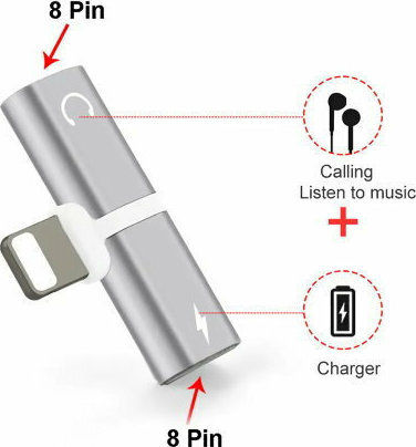 Lightning Männlich Zu Lightning 2x Weiblich Silber 1 Stück