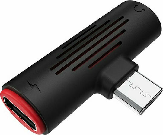 Borofone BV8 USB-C Männlich Zu 3.5mm USB-C Weiblich Konverter Schwarz 1 Stück
